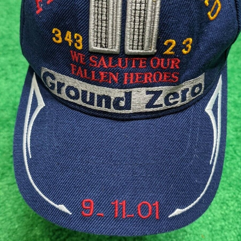 NYC 9/11 Memorial Hat Vtg Ground Zero.b10
